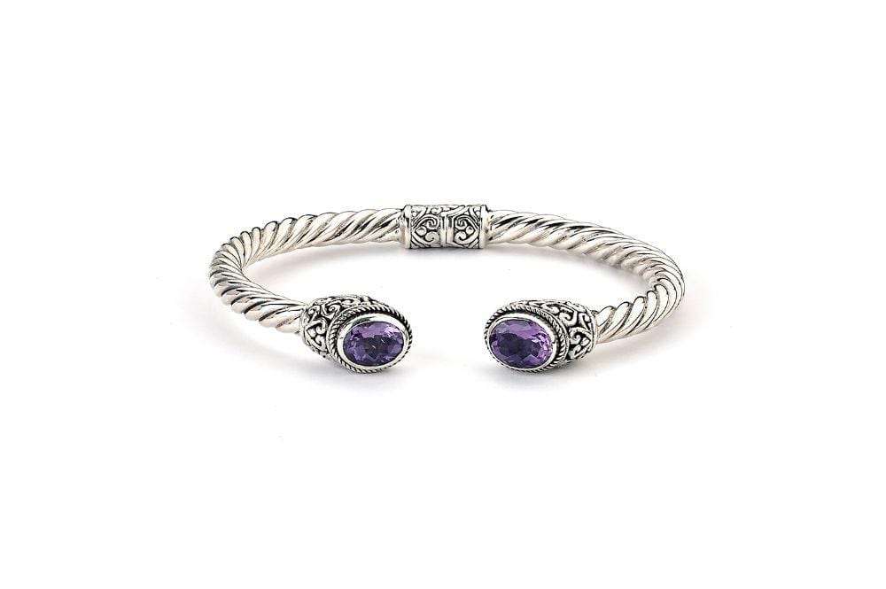 Paris Bangle- Amethyst