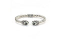 Paris Bangle- Green Amethyst