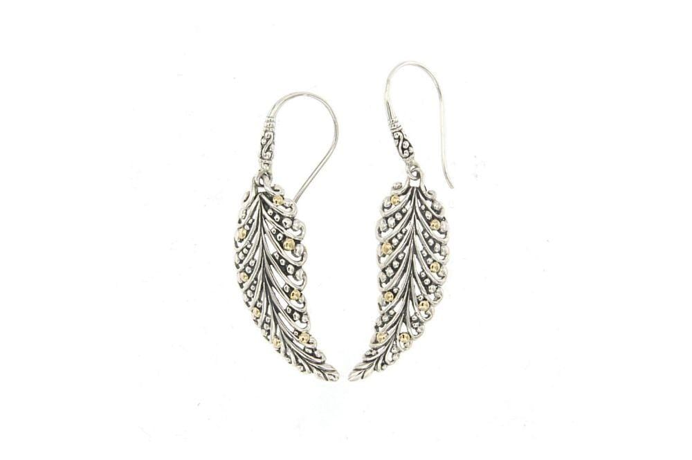 Pecan Leaf Earrings