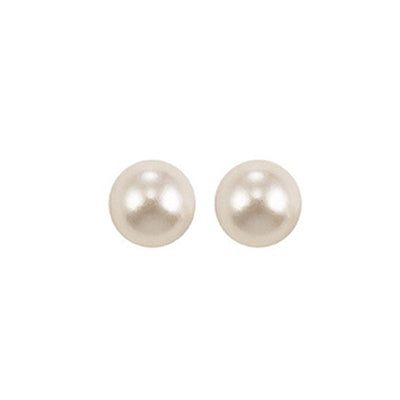 14Kt White Gold Pearl Earring