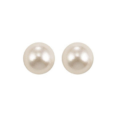 14Kt White Gold Pearl Earring