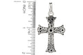 Pebbled Cross Pendant