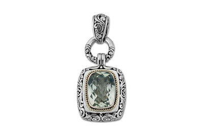 Raja Pendant- Green Amethyst