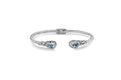 Raung Bangle- Blue Topaz