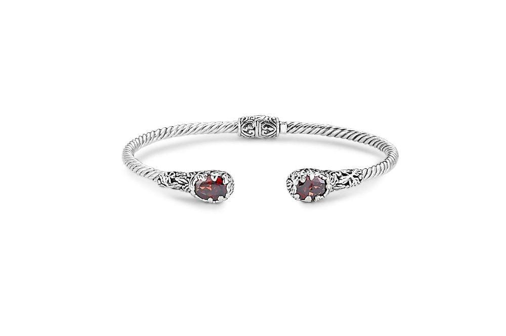 Raung Bangle- Garnet