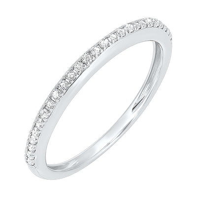 14Kt White Gold Diamond 1/8Ctw Ring