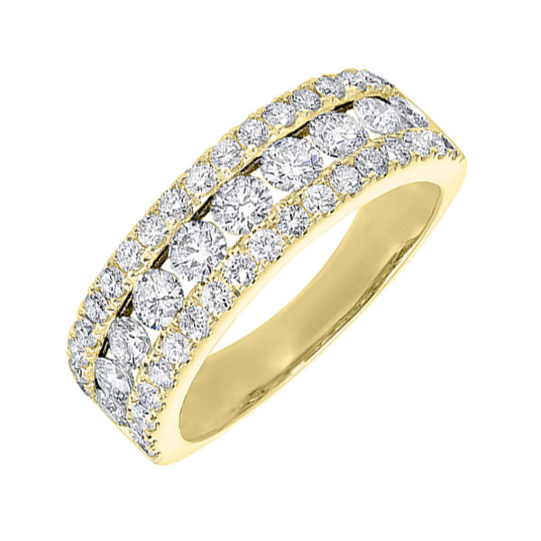 14Kt Yellow Gold Diamond 1 1/2Ctw Ring