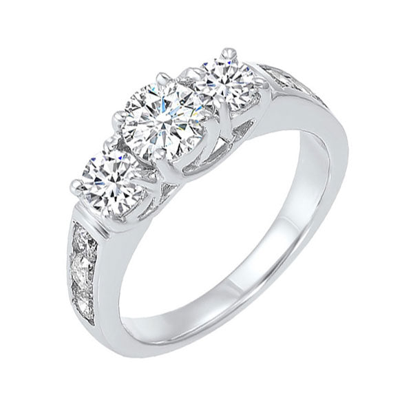 14Kt White Gold Diamond 2Ctw Ring
