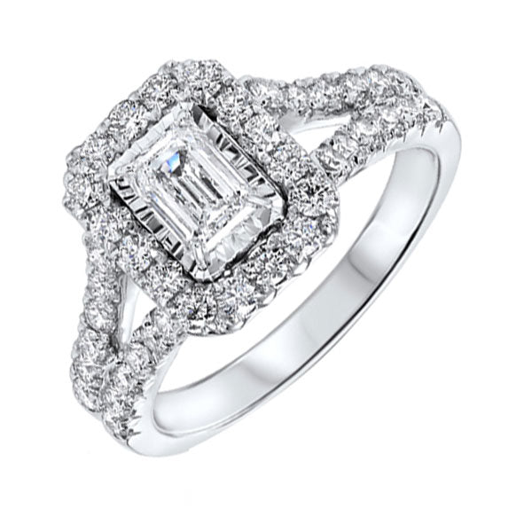 14Kt White Gold Diamond 1 1/2Ctw Ring