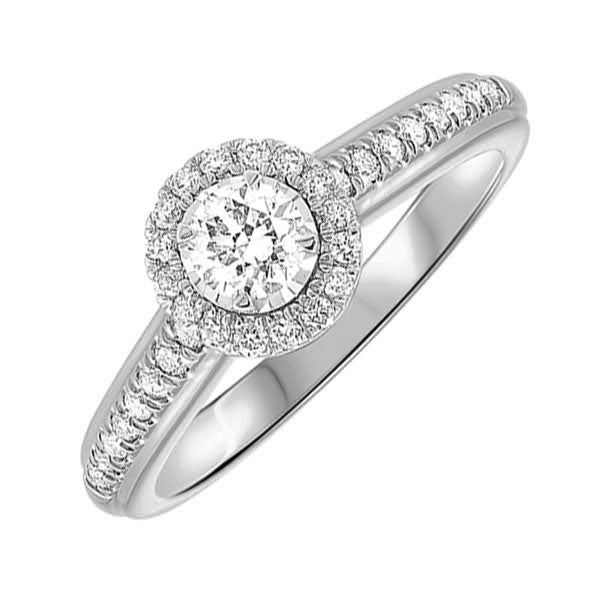 14Kt White Gold Diamond 1/2Ctw Ring