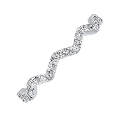 10Kt White Gold Diamond 1/5Ctw Ring