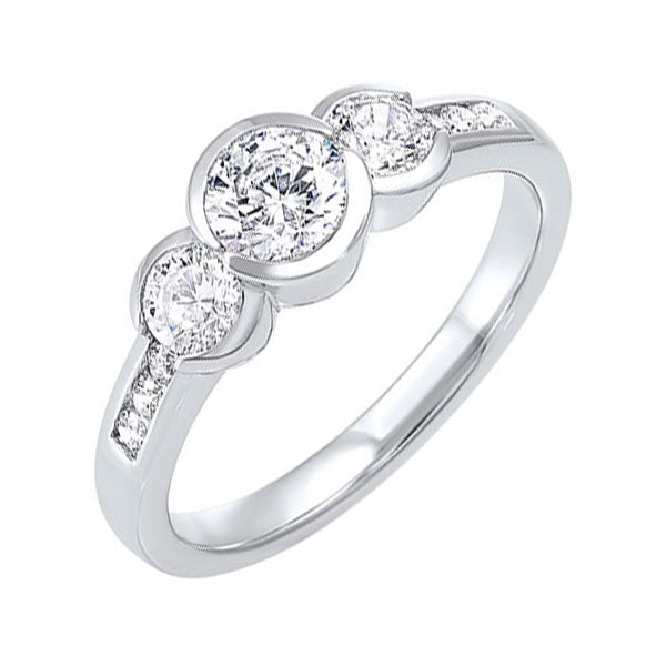 14Kt White Gold Diamond 1/2Ctw Ring