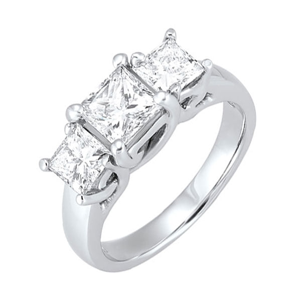 14Kt White Gold Diamond 1/3Ctw Ring