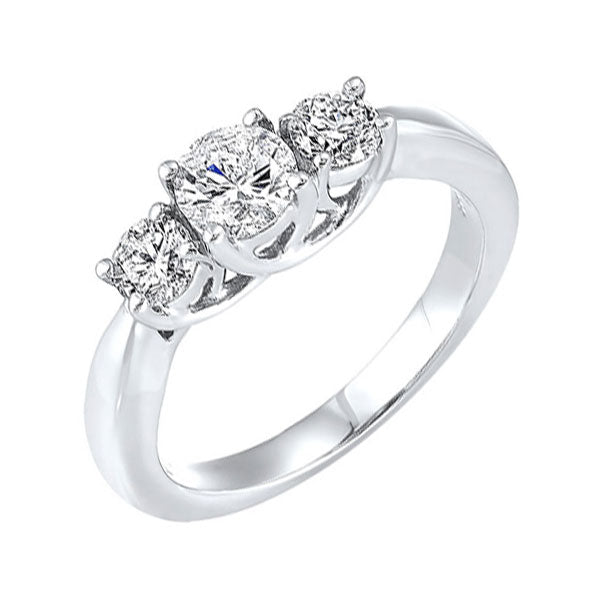 14Kt White Gold Diamond 1/4Ctw Ring