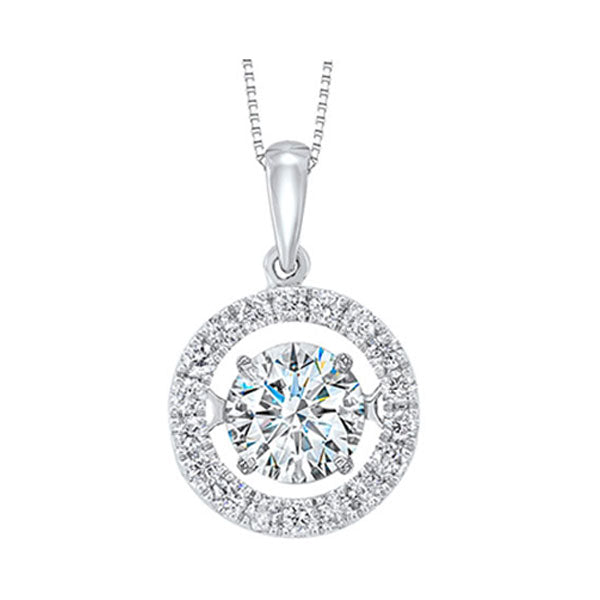 14Kt White Gold Diamond 1 7/8Ctw Pendant