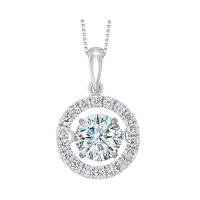 14Kt White Gold Diamond 1 7/8Ctw Pendant