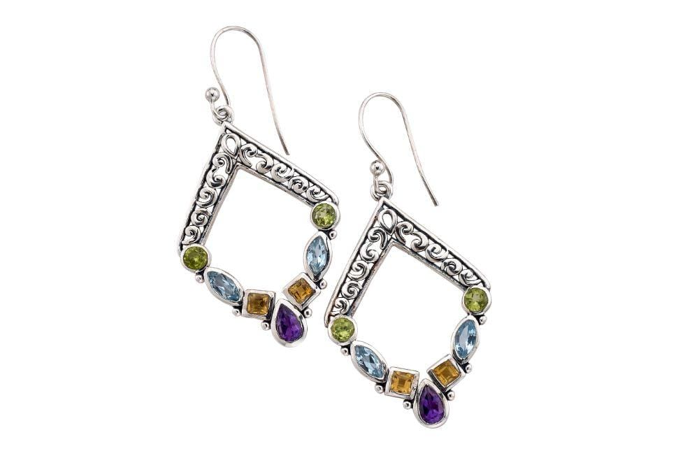 Riviera Filigree Earrings- Multi