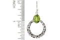 Sacred Circle Earrings- Amethyst