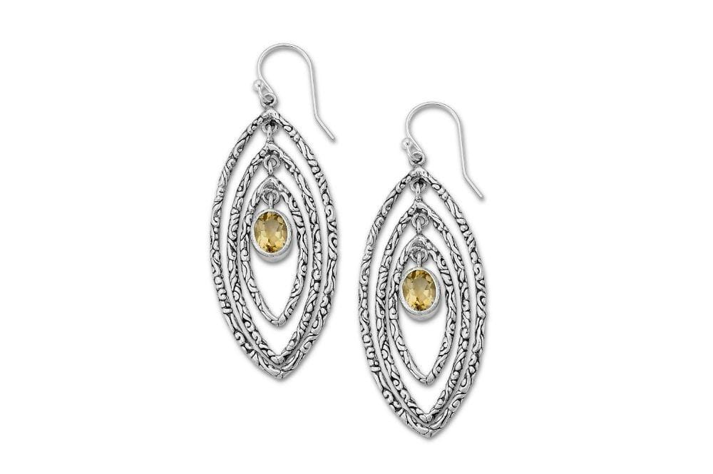 Samaya Earrings- Citrine