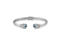 Sanur Bangle- Blue Topaz