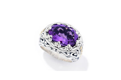 Sayan Ring- Amethyst