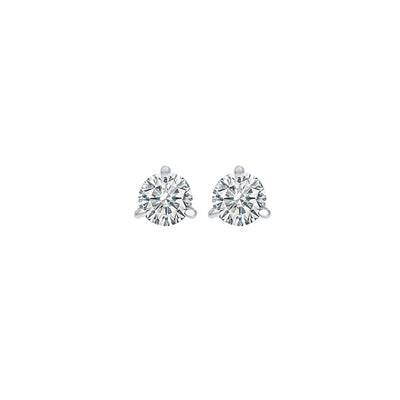 18Kt White Gold Diamond 1/10Ctw Earring
