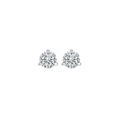 18Kt White Gold Diamond 1/7Ctw Earring