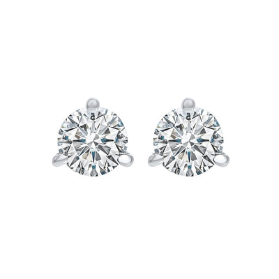 18Kt White Gold Diamond 1Ctw Earring