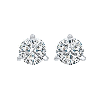 18Kt White Gold Diamond 1 1/4Ctw Earring