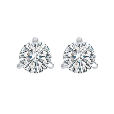 14Kt White Gold Diamond 1 1/2Ctw Earring