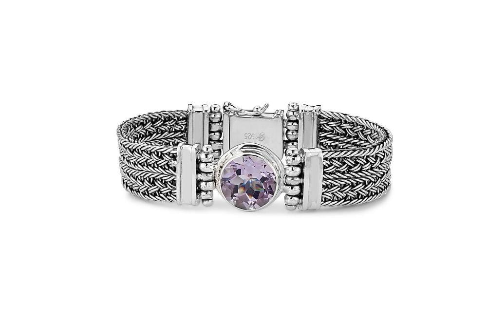 Seminyak Bracelet- Pink Amethyst
