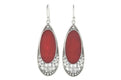 Serenity Earrings- Coral