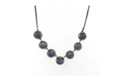 Serra Necklace- Blue Mabe Pearl