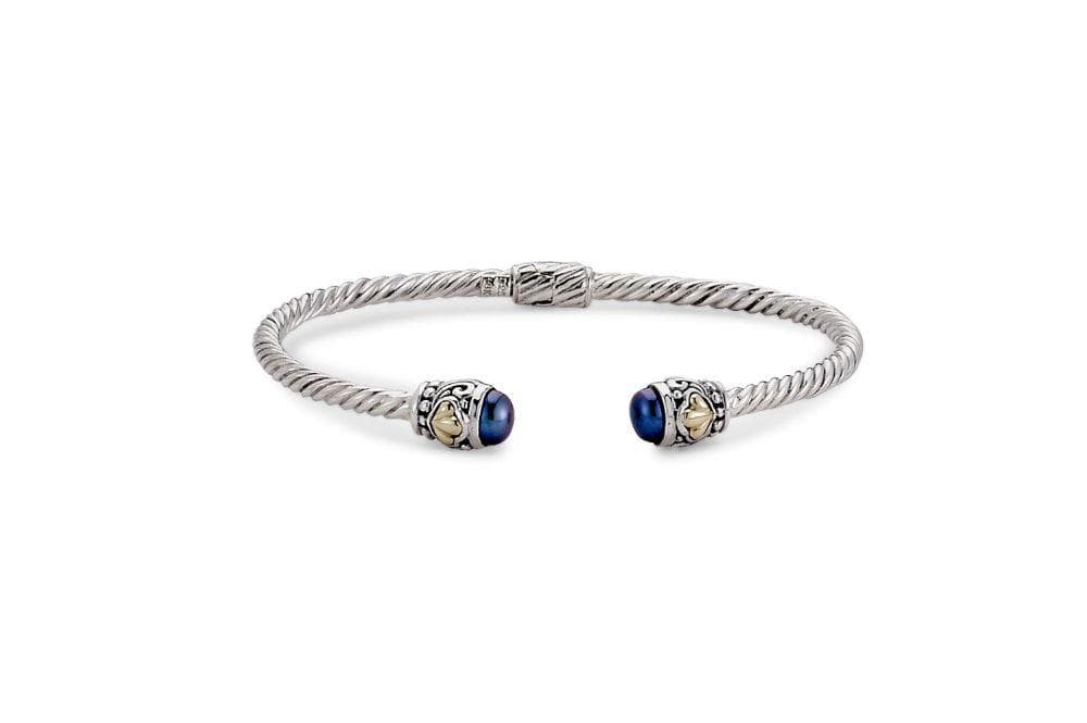 Sienna Bangle- Blue Pearl