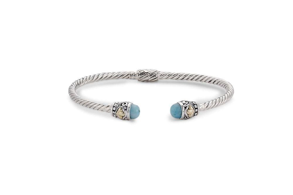 Sienna Bangle- Larimar