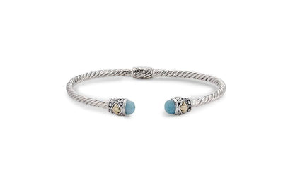 Sienna Bangle- Larimar