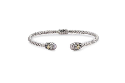 Sienna Bangle- Pink Pearl
