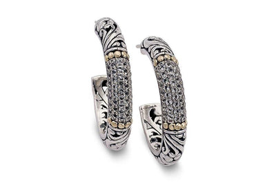 Simpai Earrings- White Topaz