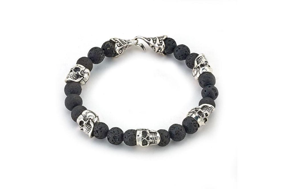 Skulls And Lava Bracelet