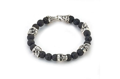 Skulls And Lava Bracelet