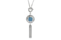 Sonora Necklace- Blue Chalcedony