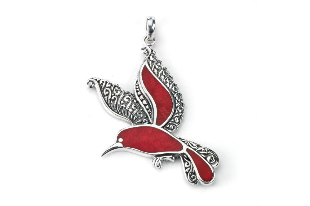 Starling Pendant- Coral