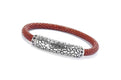 Stingray Leather Bracelet- Caramel