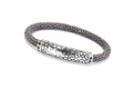 Stingray Leather Bracelet- Gray