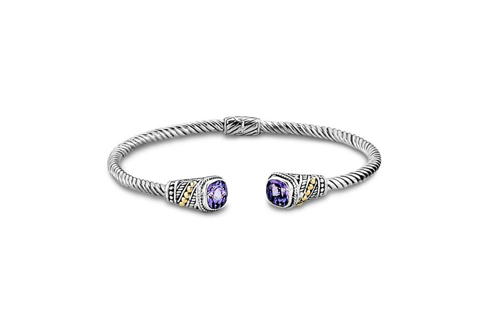 Saboke Bangle- Amethyst