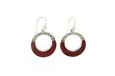 Tanglad Earrings- Coral