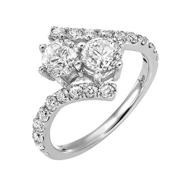14Kt White Gold Diamond 1 1/2Ctw Ring