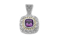 Temple Pendant- Amethyst