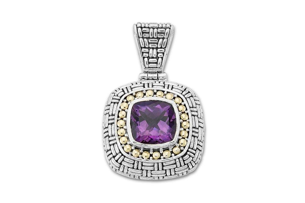 Temple Pendant- Amethyst