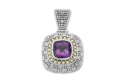 Temple Pendant- Amethyst
